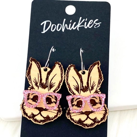 Cool Bunnies - Easter Earrings - Juli's Wearable Art