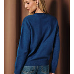 Corgi Graphic Long Sleeve Knit Sweater - Juli's Wearable Art