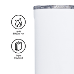 Corkcicle 16oz Travel Mug - Snowdrift - Juli's Wearable Art