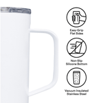 Corkcicle 16oz Travel Mug - Snowdrift - Juli's Wearable Art