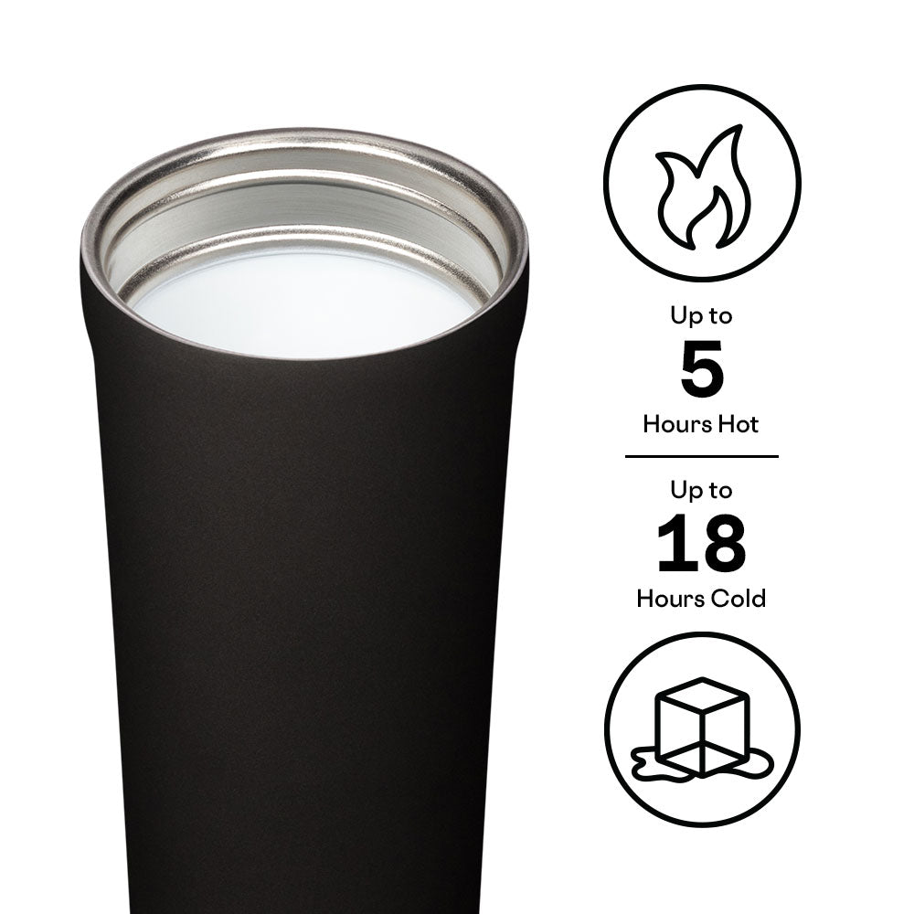 Corkcicle 17oz Commuter Cup - Gloss Midnight Navy - Juli's Wearable Art