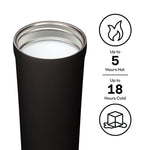 Corkcicle 17oz Commuter Cup - Gloss Midnight Navy - Juli's Wearable Art