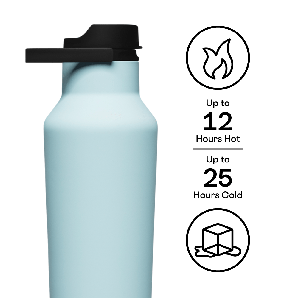 Corkcicle 32oz Sport Canteen - Powder Blue - Juli's Wearable Art