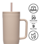 Corkcicle 40oz Cruiser Insulated Tumbler with Handle - Desert - Juli's Wearable Art