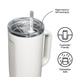Corkcicle 40oz Cruiser Insulated Tumbler with Handle - Matte Black - Juli's Wearable Art