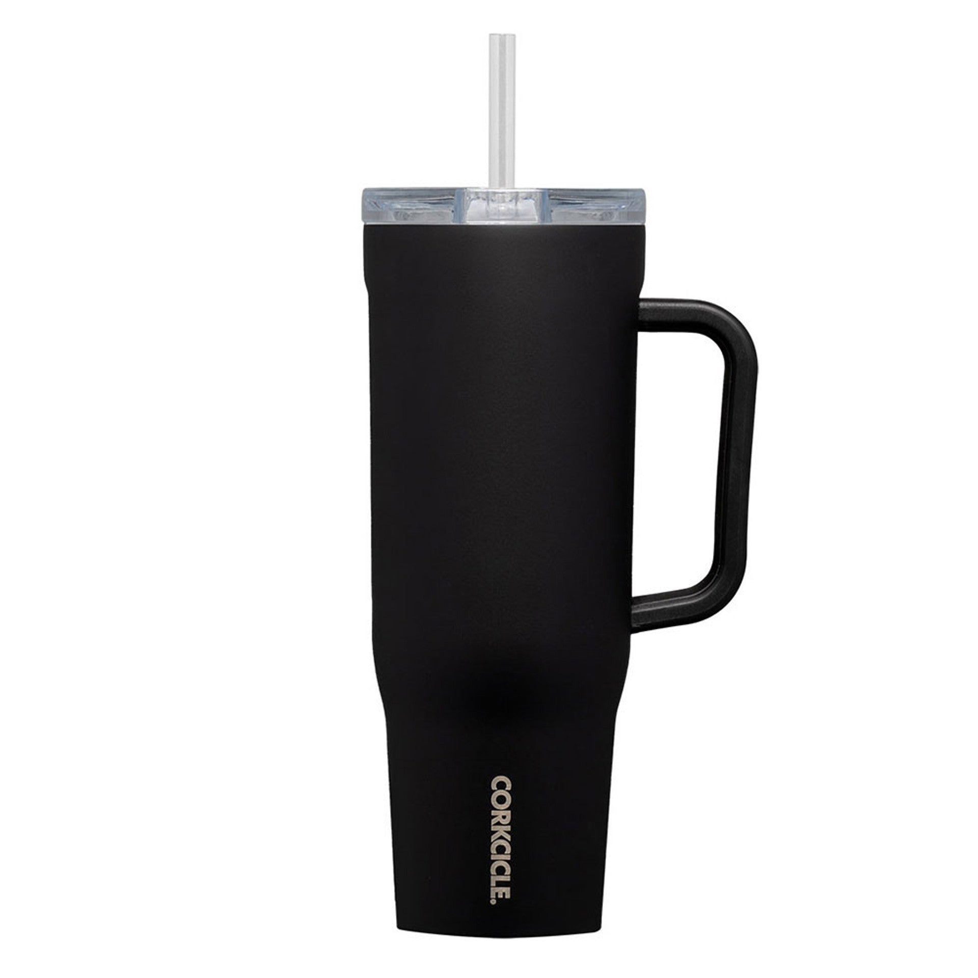 Corkcicle 40oz Cruiser Insulated Tumbler with Handle - Matte Black