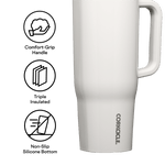 Corkcicle 40oz Cruiser Insulated Tumbler with Handle - Matte Black - Juli's Wearable Art