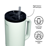 Corkcicle 40oz Cruiser Insulated Tumbler with Handle - Sage Mist - Juli's Wearable Art