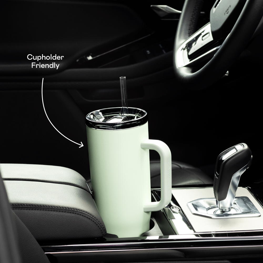 Corkcicle 40oz Cruiser Insulated Tumbler with Handle - Sage Mist
