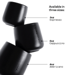 Corkcicle Cafe Cups - Matte Black - Juli's Wearable Art