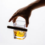Corkcicle Cigar Glass - Whiskey Glass with Cigar Holder - Juli's Wearable Art