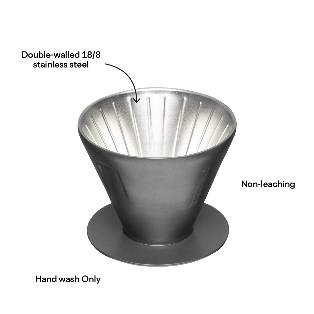 Corkcicle Pour - Over Coffee Kit - Ceramic Slate - Juli's Wearable Art