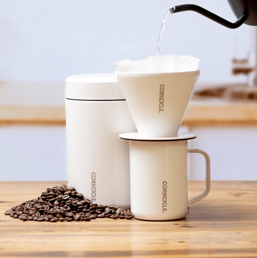 Corkcicle Pour - Over Coffee Kit - Ceramic Slate - Juli's Wearable Art