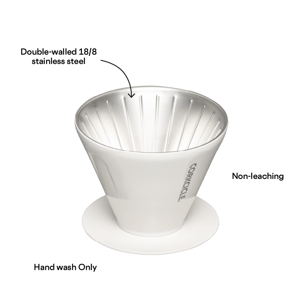 Corkcicle Pour - Over Coffee Kit - Oat Milk - Juli's Wearable Art