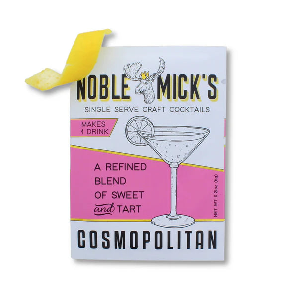 "Craft Your Cocktail" - Single Serve Craft Cocktail Mix - Cosmopolitan