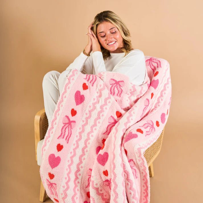Cozy Dreams Luxe Blanket - Oh So Lovely - Juli's Wearable Art