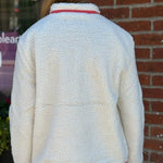 Cozy Sherpa Zip-Up Jacket | Ivory - Juli's Wearable Art