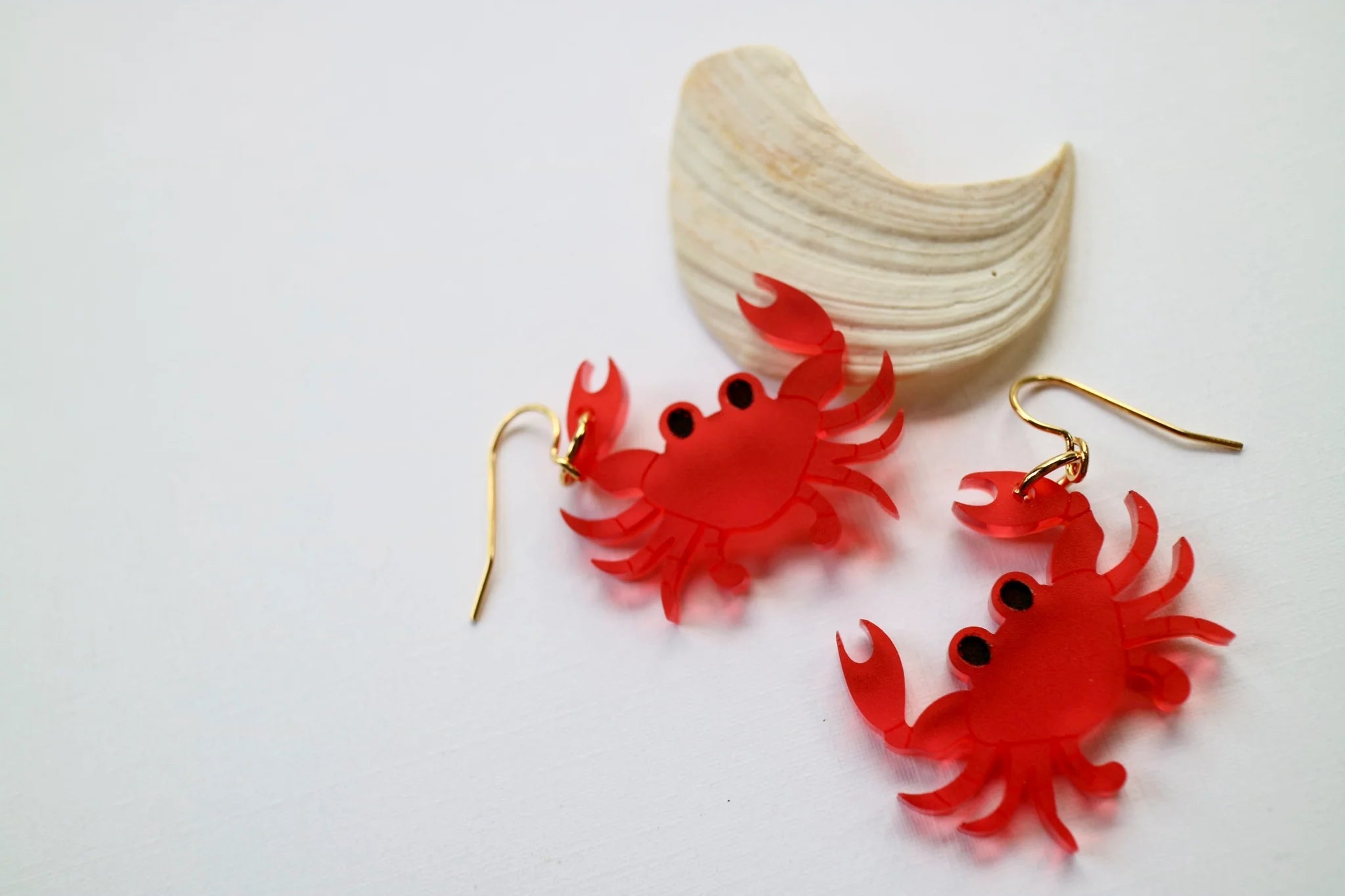 "Crabby Time" Earrings