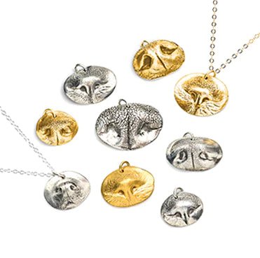 Custom Pet Nose Print Pendants - Juli's Wearable Art