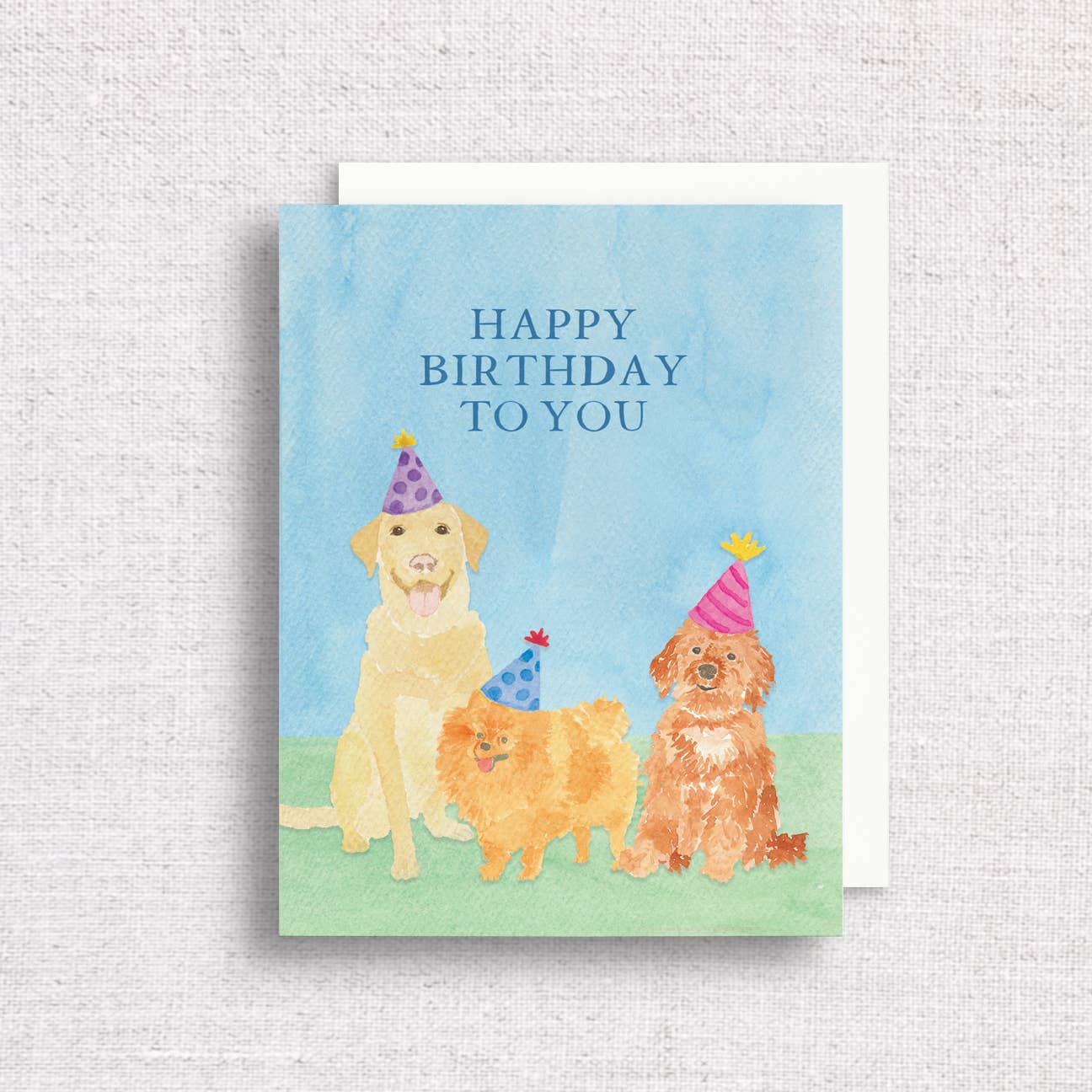 Cute Dogs Birthday Greeting Card | Kid's Birthday Card - Juli's Wearable Art