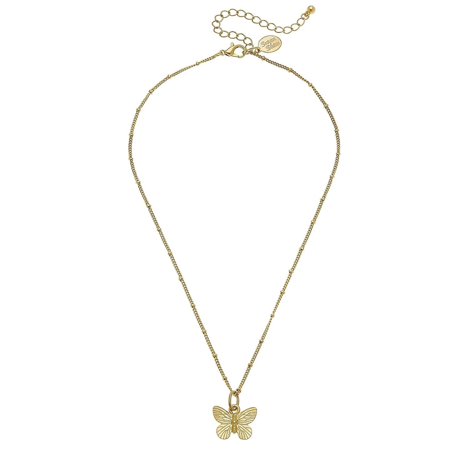 Dainty Butterfly Necklace - Juli's Wearable Art