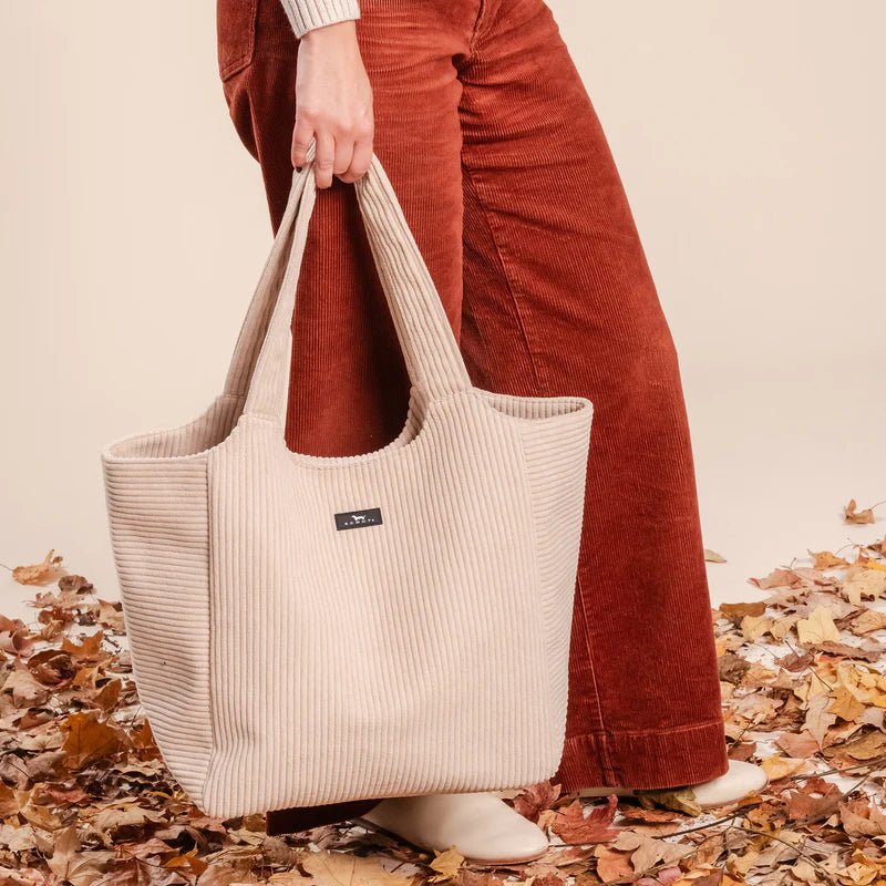 Day Out Tote | Putty Corduroy - Juli's Wearable Art