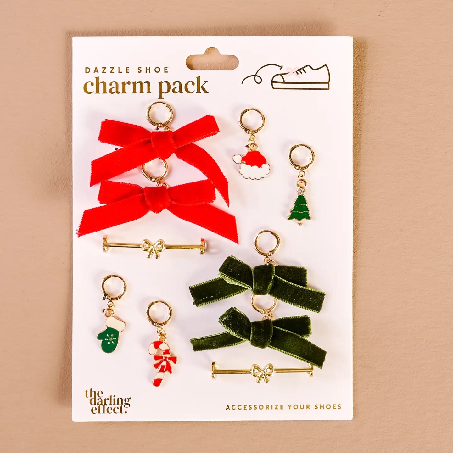 Dazzle Shoe Charm Pack - Very Merry - Juli's Wearable Art