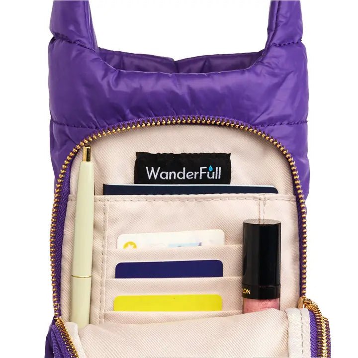 Deep Violet Matte Hydrobag® with Matching Solid Strap - Juli's Wearable Art