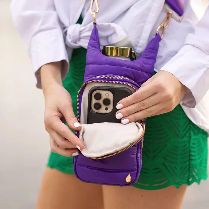 Deep Violet Matte Hydrobag® with Matching Solid Strap - Juli's Wearable Art