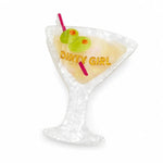 Dirty Girl- Martini | Claw Clip - Juli's Wearable Art