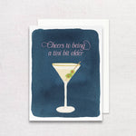 Dirty Martini Birthday Greeting Card | A tini bit older card - Juli's Wearable Art