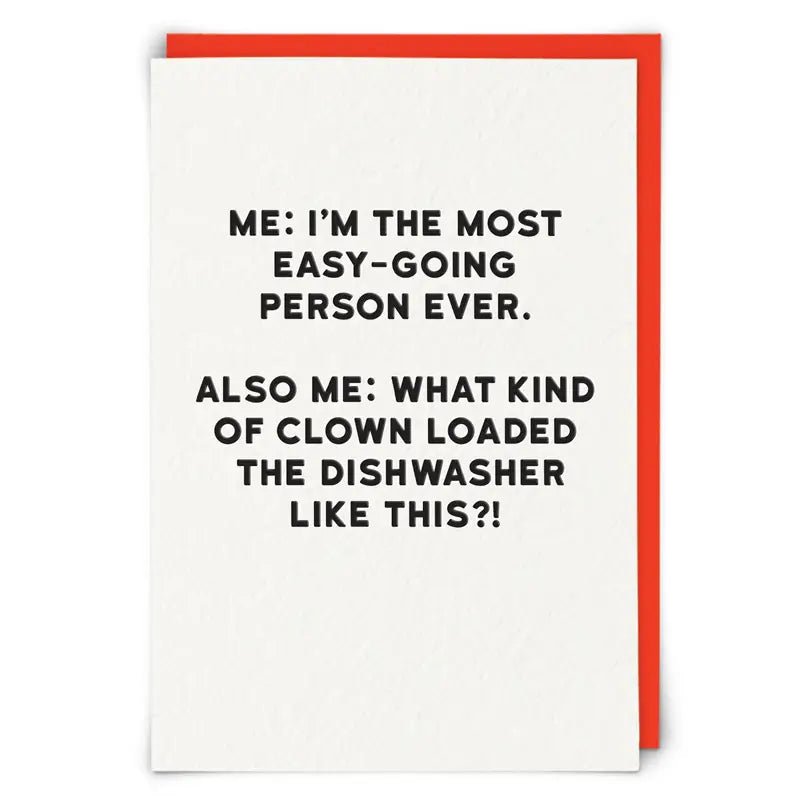 Dishwasher Greeting Card - Juli's Wearable Art