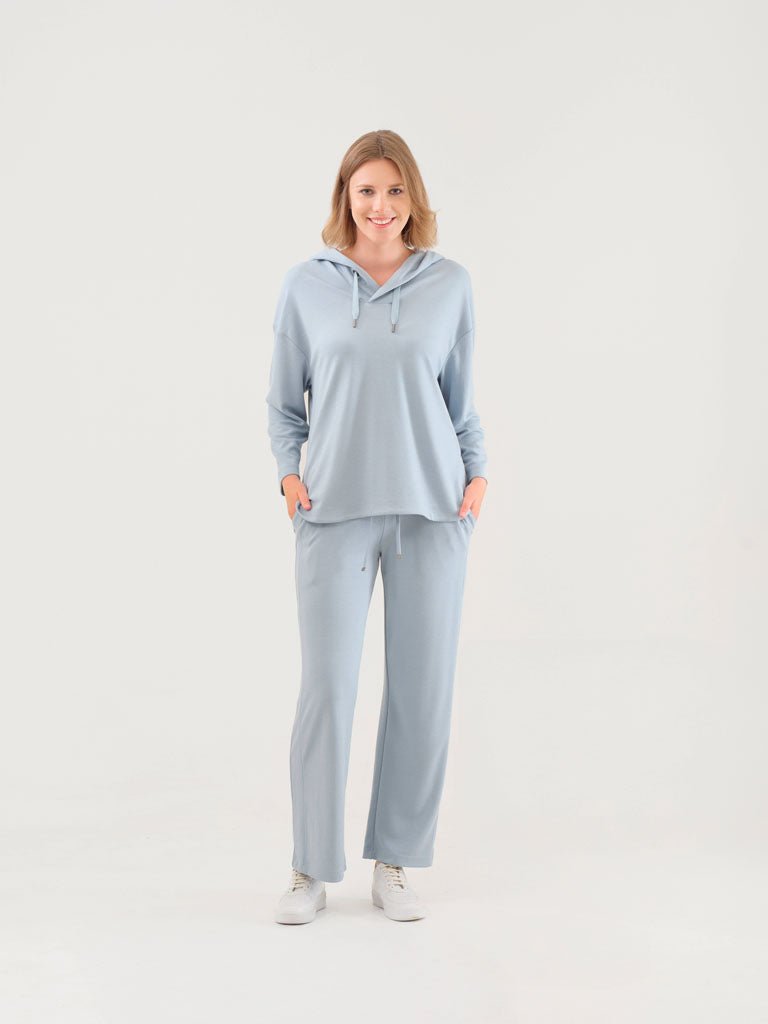 Dolcezza Relaxed Seafoam Drawstring Joggers - Juli's Wearable Art