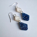 Double Dainty Acrylic Earrings – Bedford County School Colors - Juli's Wearable Art