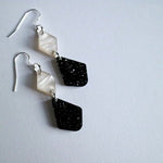 Double Dainty Acrylic Earrings – Bedford County School Colors - Juli's Wearable Art