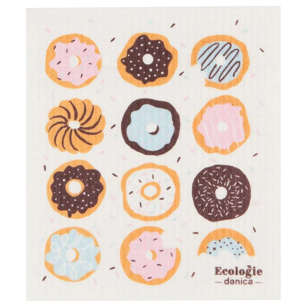 Doughnuts Swedish Sponge Cloth