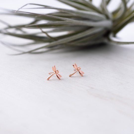 Dragonfly Stud Earrings - Juli's Wearable Art