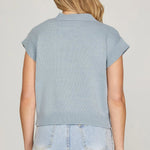 Drop Shoulder Dog Pattern Sweater Top - Juli's Wearable Art