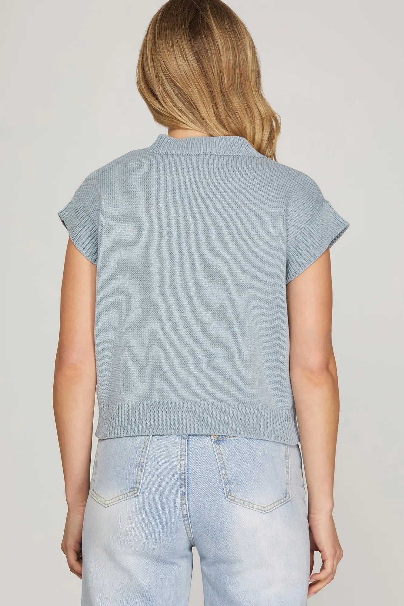 Drop Shoulder Dog Pattern Sweater Top - Juli's Wearable Art