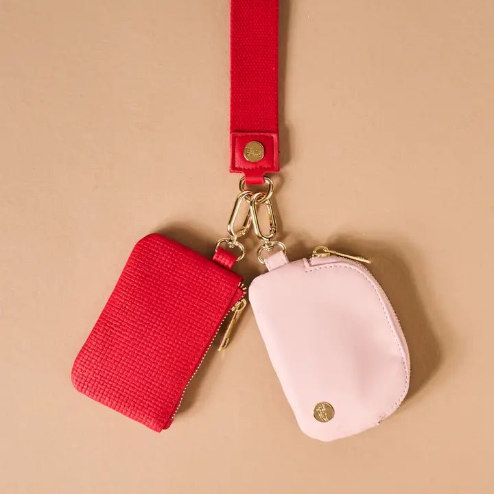 Dynamic Duo Pouch Luxe Wristlet - Partners in Crime - Juli's Wearable Art