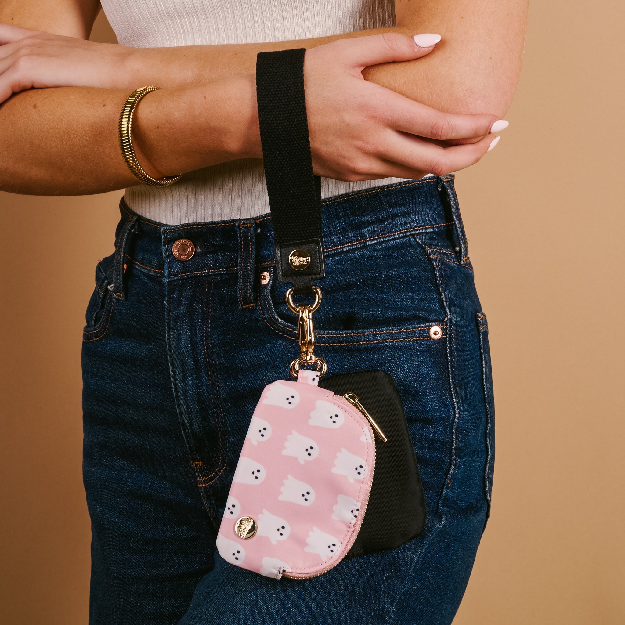 Dynamic Duo Pouch Wristlet - Boo Crew - Juli's Wearable Art