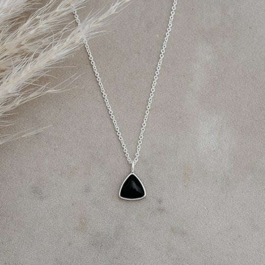 Elsie Black Onyx Pendant Necklaces - Juli's Wearable Art