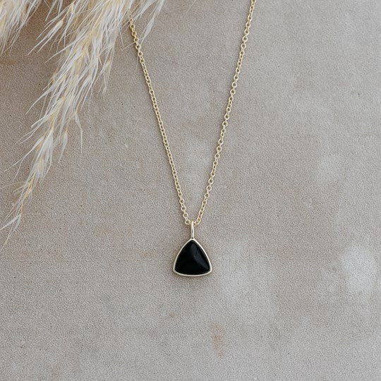 Elsie Black Onyx Pendant Necklaces - Juli's Wearable Art