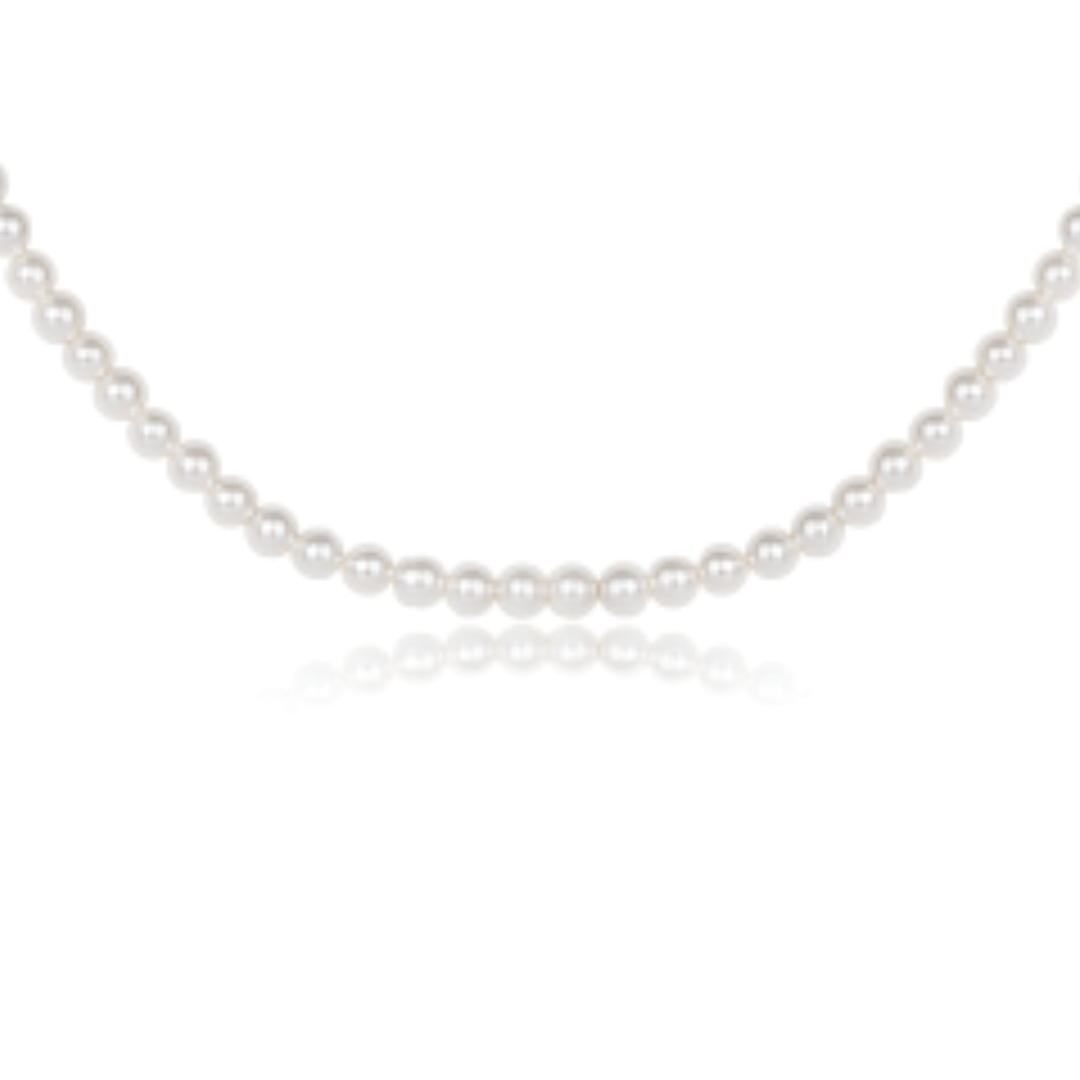 enewton 15" choker classic pearl 3mm - Juli's Wearable Art