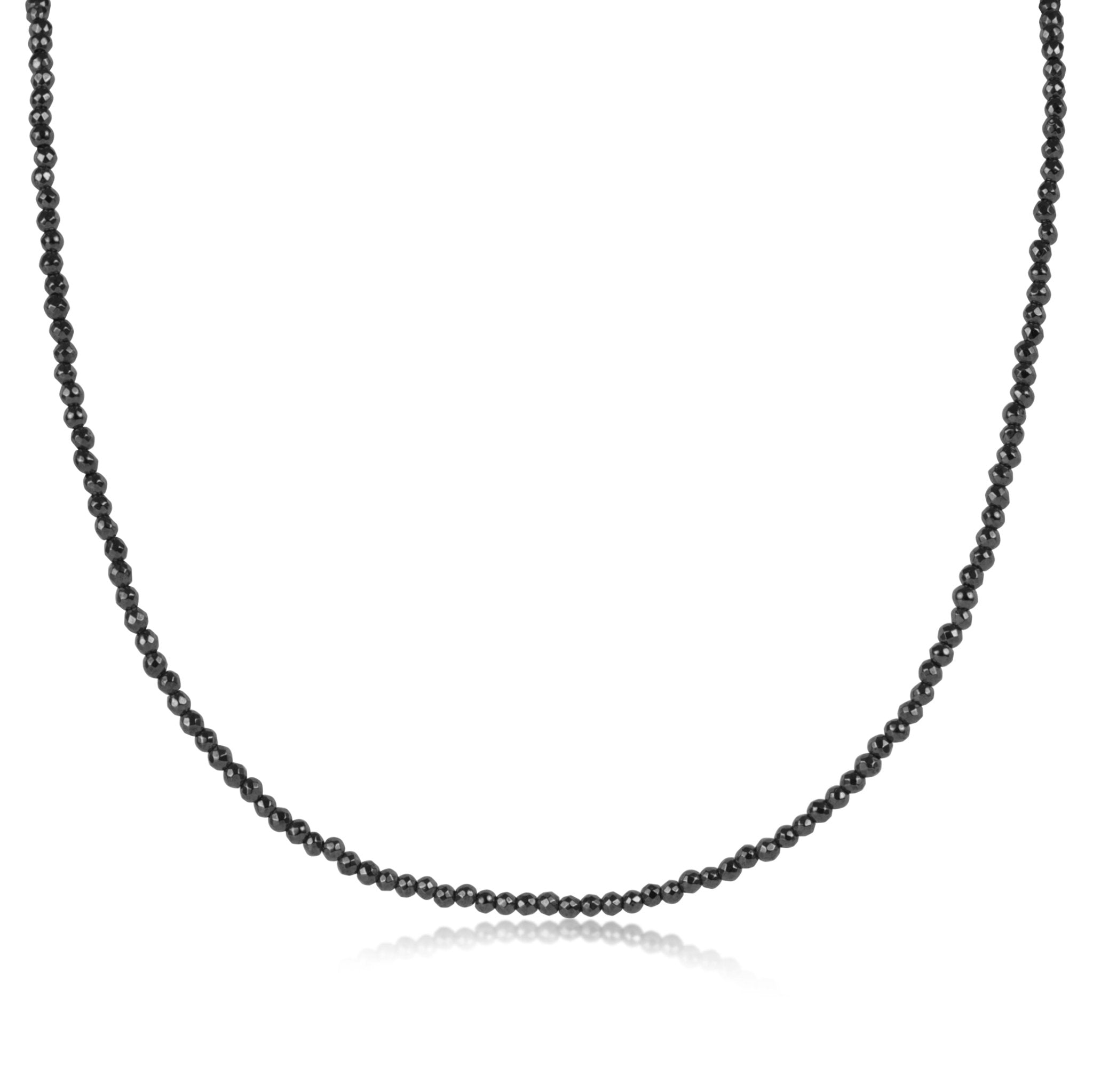 enewton 15" Choker Faceted Hematite 2MM - Juli's Wearable Art