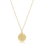 enewton 16" Blessing Gold Disc Necklace - Juli's Wearable Art