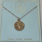 enewton 16" Blessing Gold Small Disc Necklace - Juli's Wearable Art