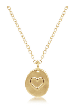 enewton 16" Inspire Love Small Gold Charm Necklace - Juli's Wearable Art