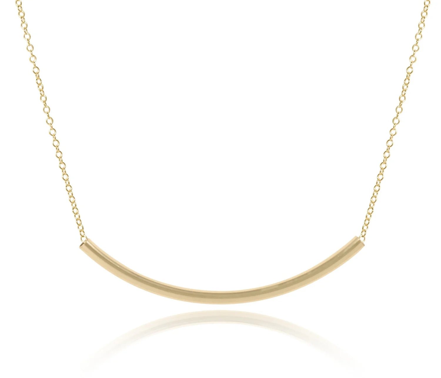 enewton 16" Necklace Gold - Bliss Bar Smooth - Juli's Wearable Art