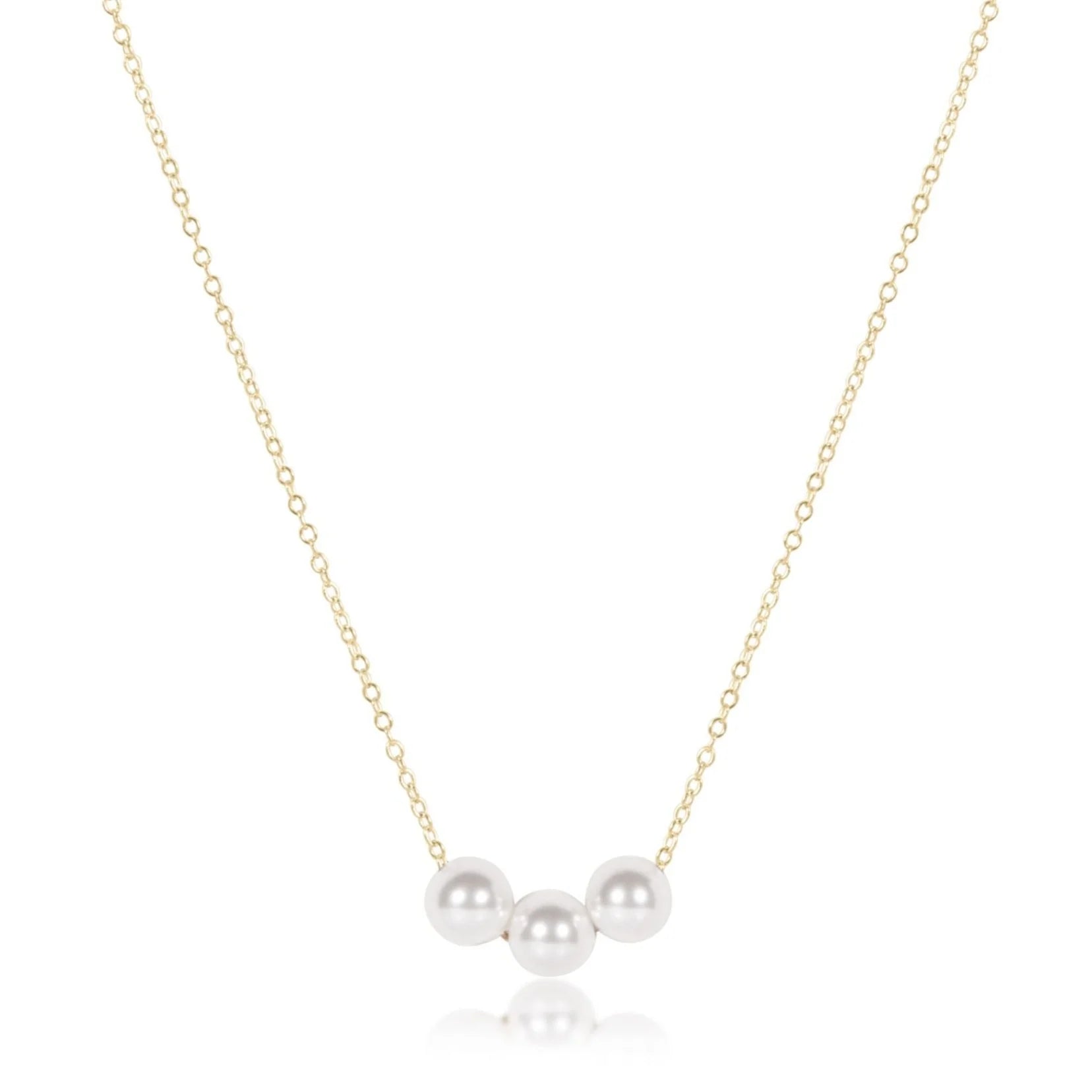 enewton 16" necklace gold - joy pearl - Juli's Wearable Art